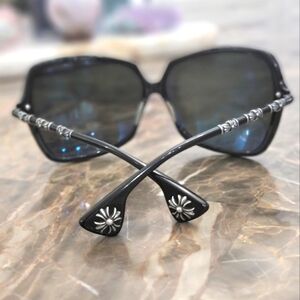 CHROME HEARTS Authentic Iku Iku Oversized Sunglasses. STERLING SILVER Accents